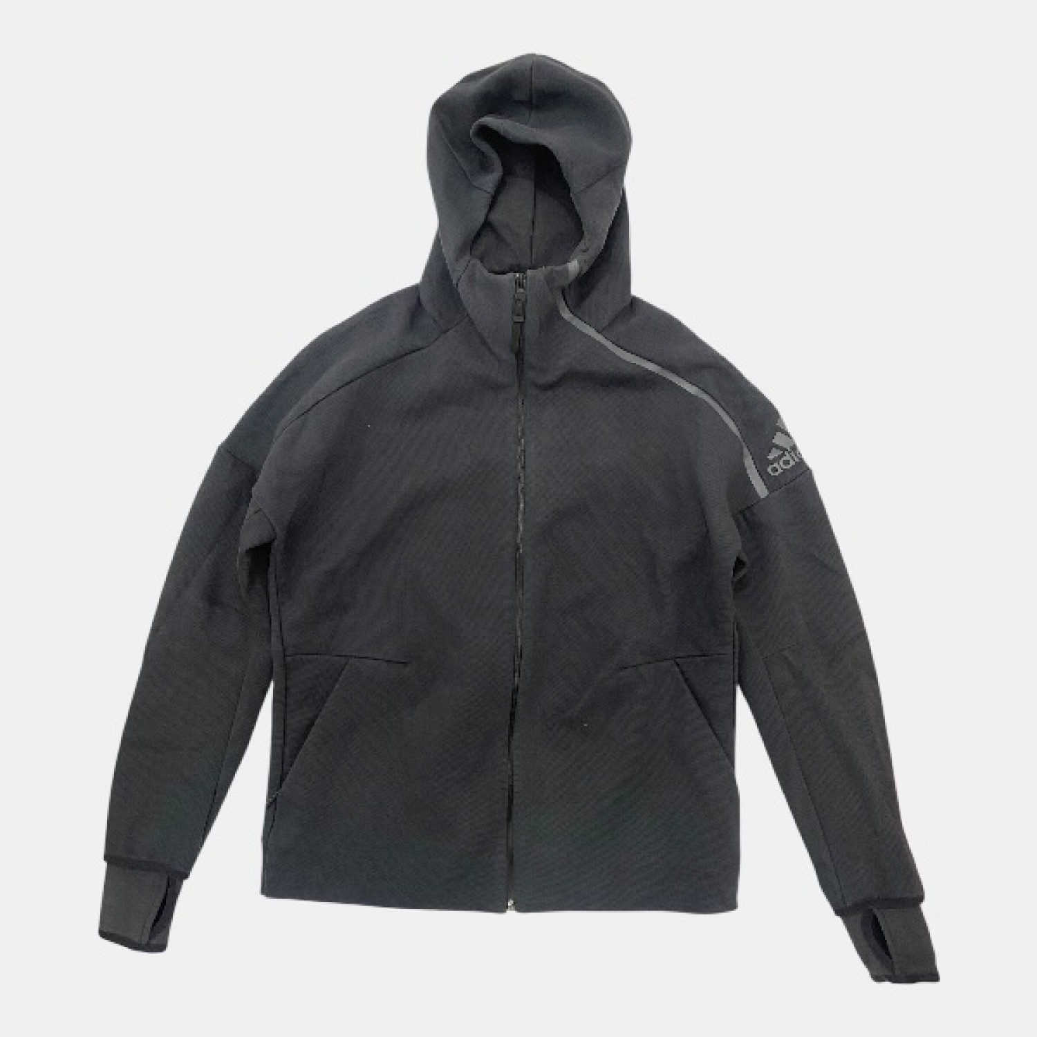 Adidas Z.N.E. Full Zip Hoodie Μαύρο /pre owned